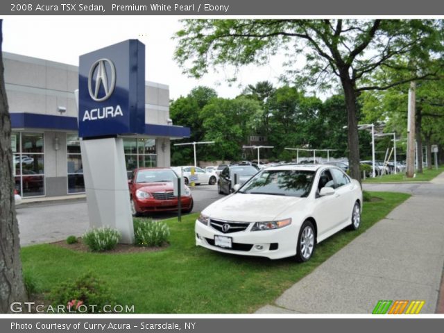 2008 Acura TSX Sedan in Premium White Pearl
