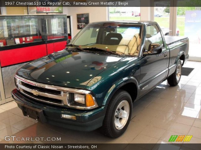 1997 Chevrolet S10 LS Regular Cab in Fairway Green Metallic