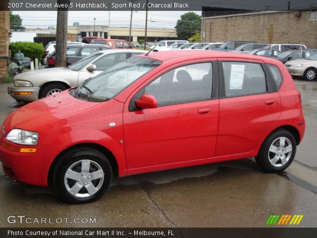 2007 Chevrolet Aveo 5 Hatchback in Sport Red