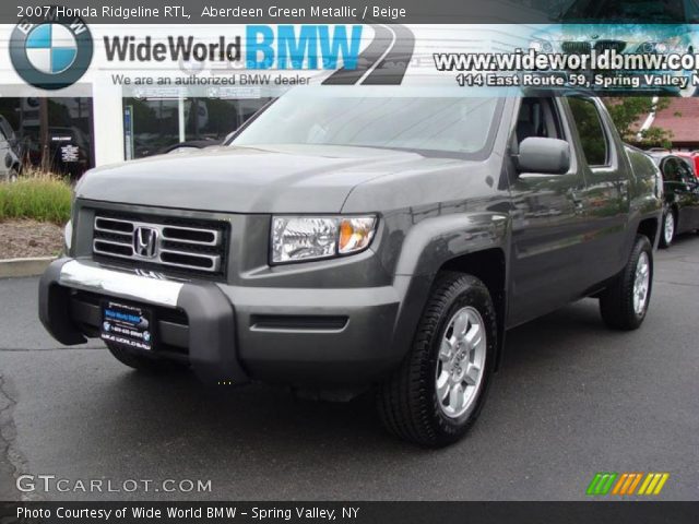 2007 Honda Ridgeline RTL in Aberdeen Green Metallic