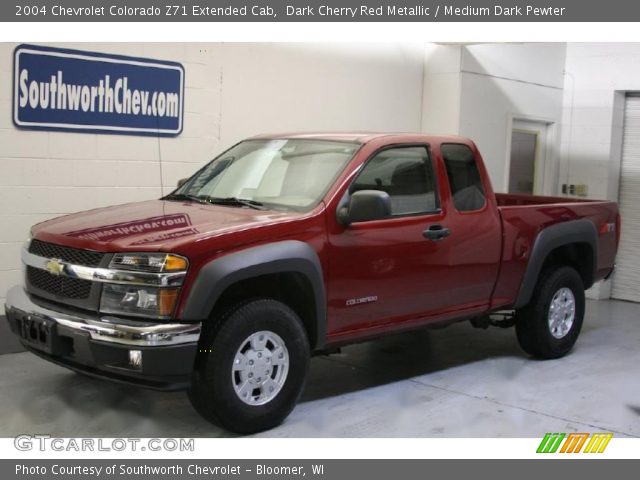 2004 Chevrolet Colorado Z71 Extended Cab in Dark Cherry Red Metallic