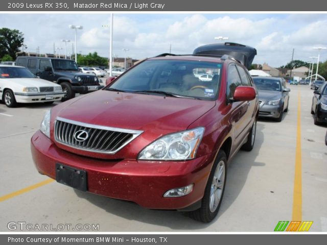 2009 Lexus RX 350 in Matador Red Mica