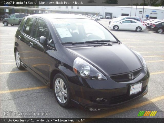 2007 Honda Fit Sport in Nighthawk Black Pearl