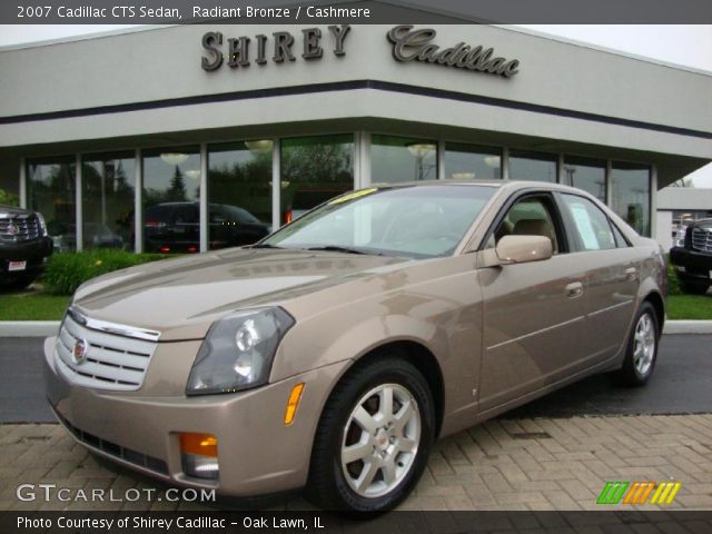 2007 Cadillac CTS Sedan in Radiant Bronze