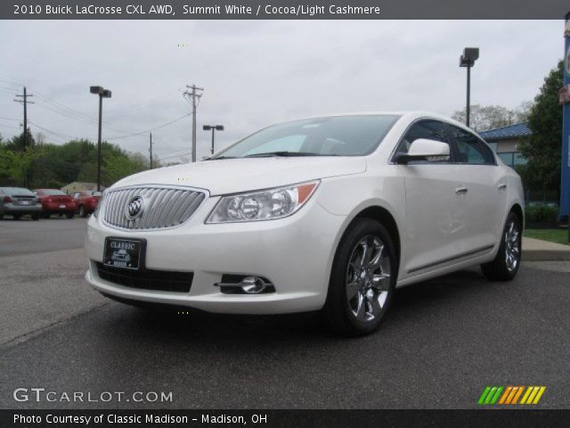 2010 Buick LaCrosse CXL AWD in Summit White
