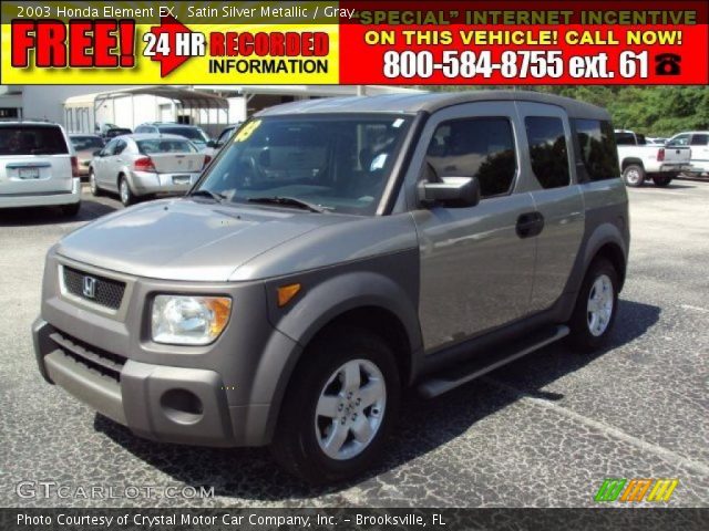 2003 Honda Element EX in Satin Silver Metallic