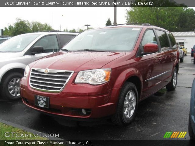2010 Chrysler Town & Country Touring in Inferno Red Crystal Pearl