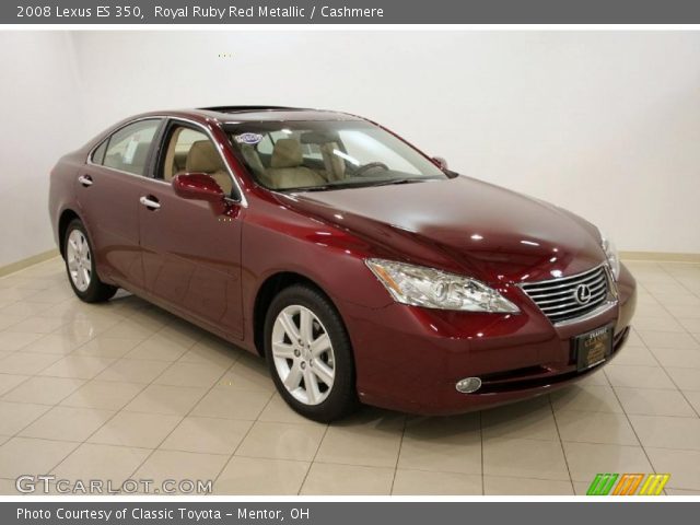 2008 Lexus ES 350 in Royal Ruby Red Metallic