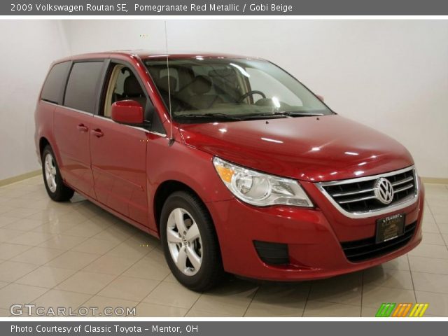 2009 Volkswagen Routan SE in Pomegranate Red Metallic