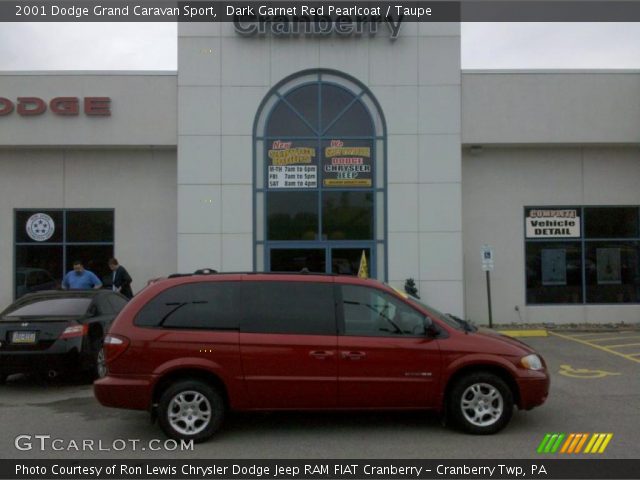 2001 Dodge Grand Caravan Sport in Dark Garnet Red Pearlcoat