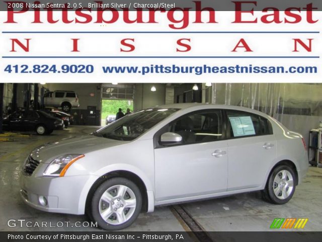2008 Nissan Sentra 2.0 S in Brilliant Silver