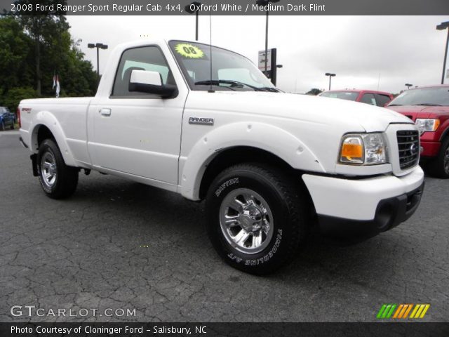 2008 Ford Ranger Sport Regular Cab 4x4 in Oxford White