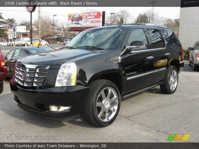 2008 Cadillac Escalade AWD in Black Raven