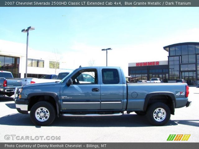 2007 Chevrolet Silverado 2500HD Classic LT Extended Cab 4x4 in Blue Granite Metallic