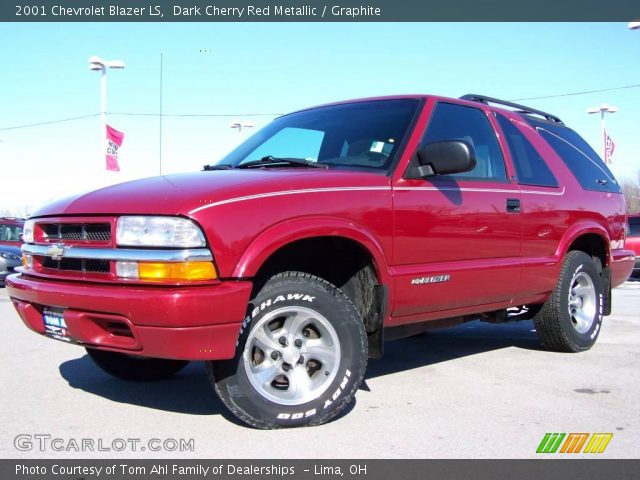 2001 Chevrolet Blazer LS in Dark Cherry Red Metallic