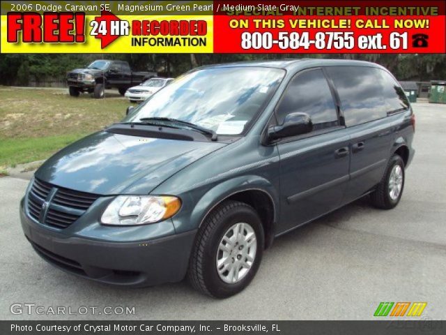 2006 Dodge Caravan SE in Magnesium Green Pearl