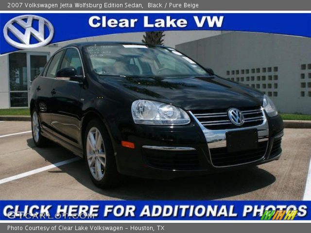 2007 Volkswagen Jetta Wolfsburg Edition Sedan in Black