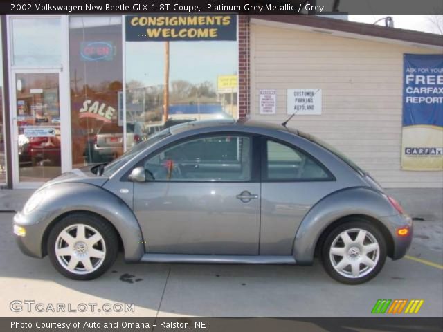 2002 Volkswagen New Beetle GLX 1.8T Coupe in Platinum Grey Metallic