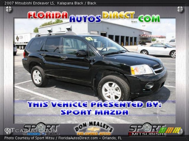 2007 Mitsubishi Endeavor LS in Kalapana Black