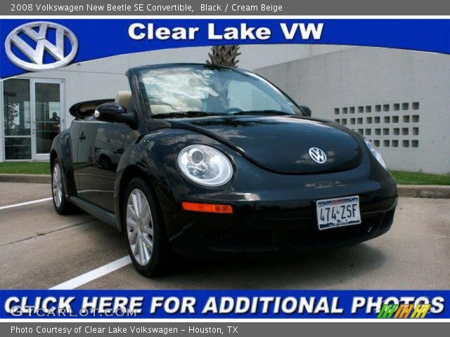 2008 Volkswagen New Beetle SE Convertible in Black