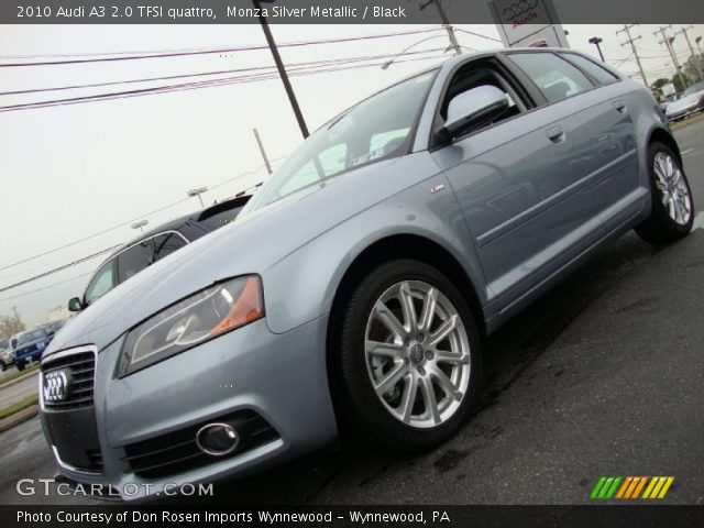 2010 Audi A3 2.0 TFSI quattro in Monza Silver Metallic