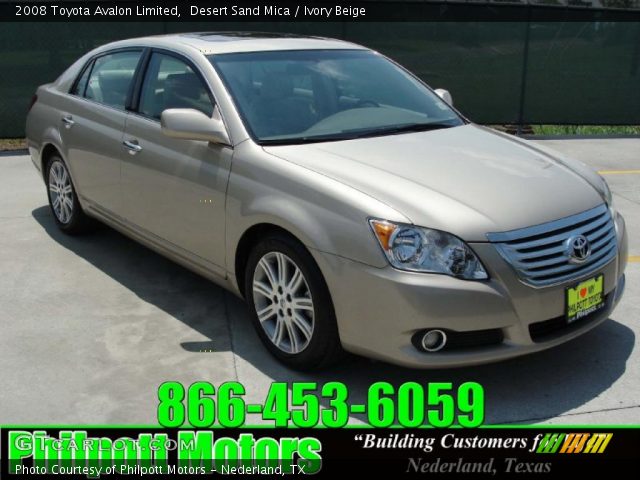 2008 Toyota Avalon Limited in Desert Sand Mica