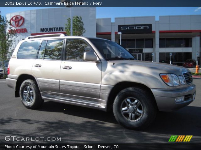 2002 Lexus LX 470 in Cashmere Beige Metallic