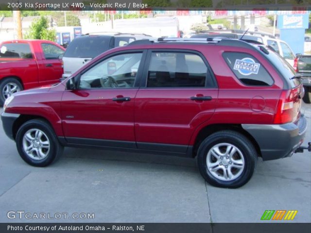 2005 Kia Sportage LX 4WD in Volcanic Red