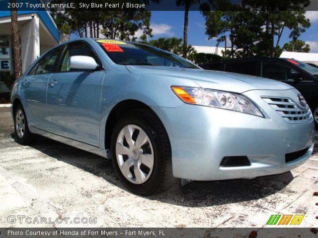 2007 Toyota Camry LE in Sky Blue Pearl