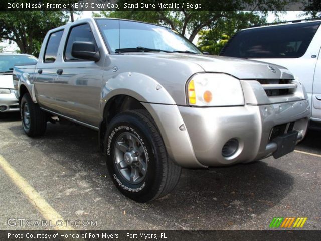 2004 Nissan Frontier XE V6 Crew Cab in Sand Dune Metallic