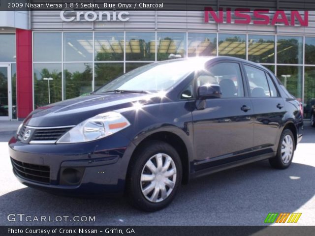 2009 Nissan Versa 1.8 S Sedan in Blue Onyx