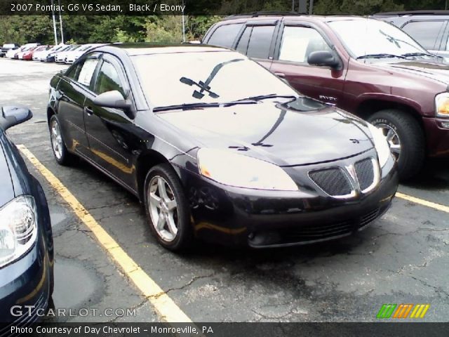 2007 Pontiac G6 V6 Sedan in Black