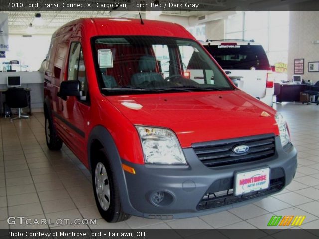 2010 Ford Transit Connect XL Cargo Van in Torch Red