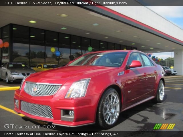 2010 Cadillac CTS -V Sedan in Crystal Red Tintcoat