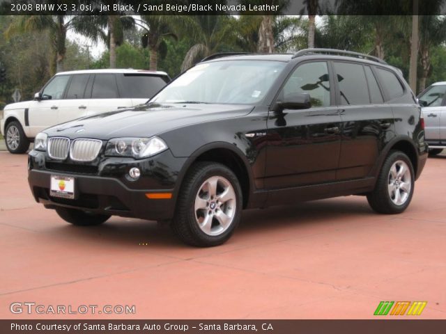 2008 BMW X3 3.0si in Jet Black