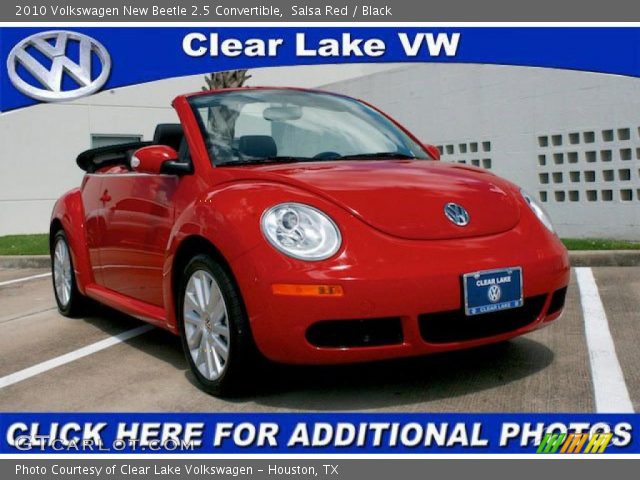 2010 Volkswagen New Beetle 2.5 Convertible in Salsa Red