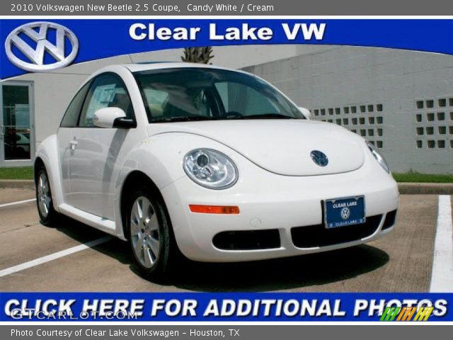 2010 Volkswagen New Beetle 2.5 Coupe in Candy White