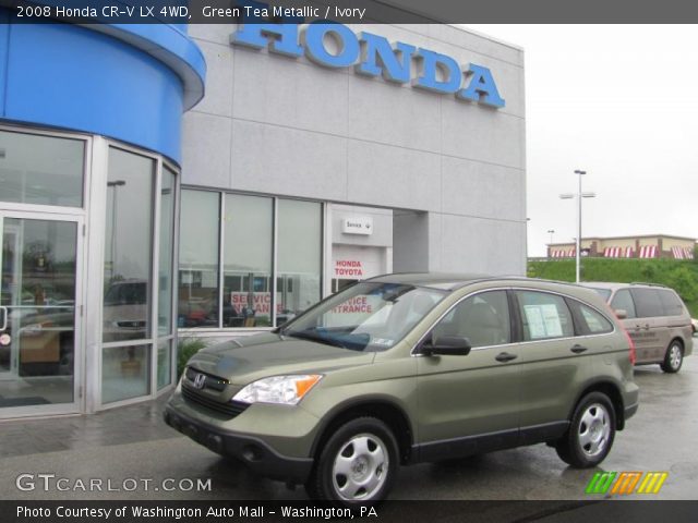 2008 Honda CR-V LX 4WD in Green Tea Metallic