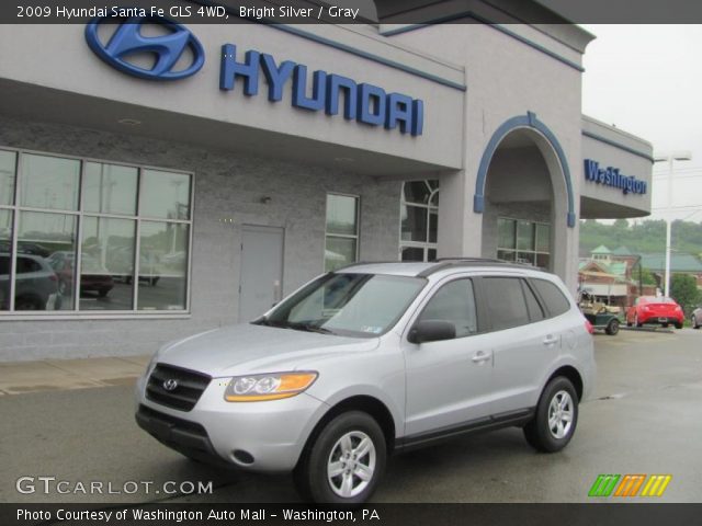 2009 Hyundai Santa Fe GLS 4WD in Bright Silver