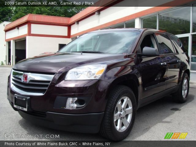 2009 Saturn Outlook XE AWD in Garnet Red