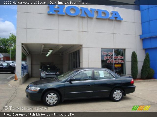 1999 Honda Accord LX Sedan in Dark Emerald Pearl