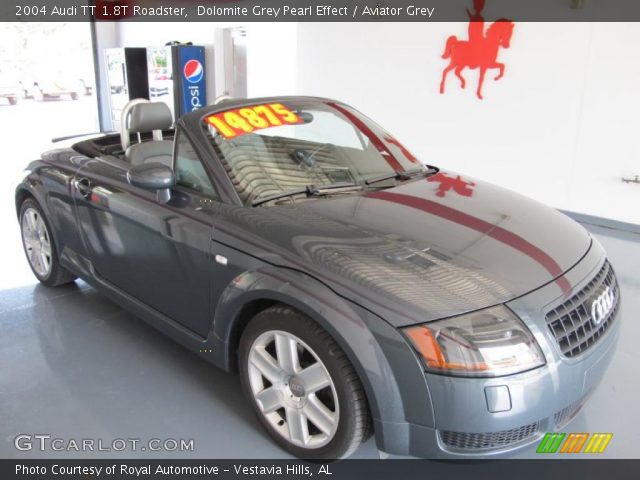 2004 Audi TT 1.8T Roadster in Dolomite Grey Pearl Effect