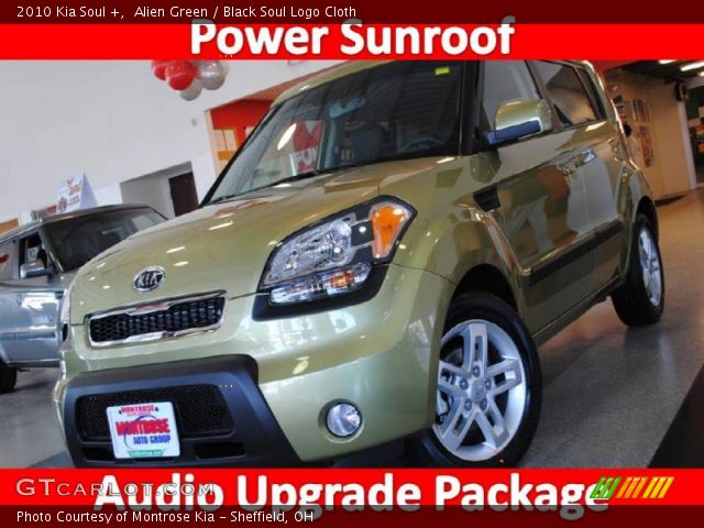 2010 Kia Soul + in Alien Green