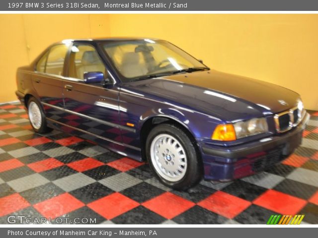 1997 BMW 3 Series 318i Sedan in Montreal Blue Metallic