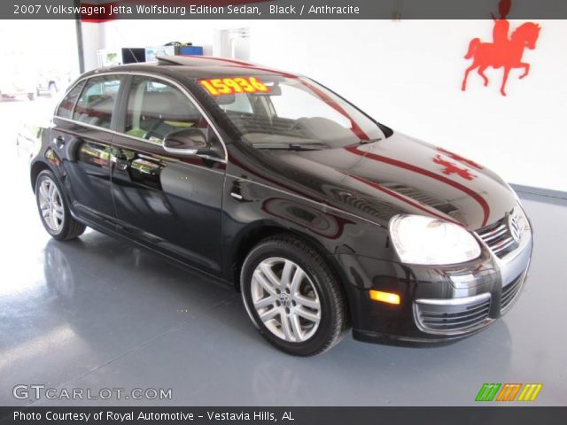 2007 Volkswagen Jetta Wolfsburg Edition Sedan in Black