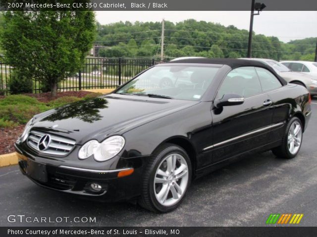 2007 Mercedes-Benz CLK 350 Cabriolet in Black