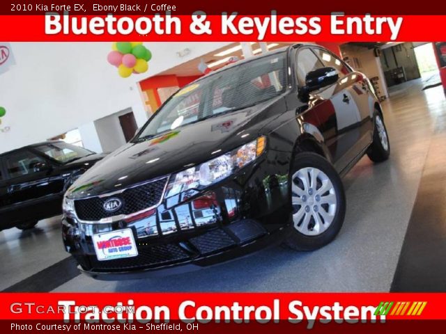 2010 Kia Forte EX in Ebony Black