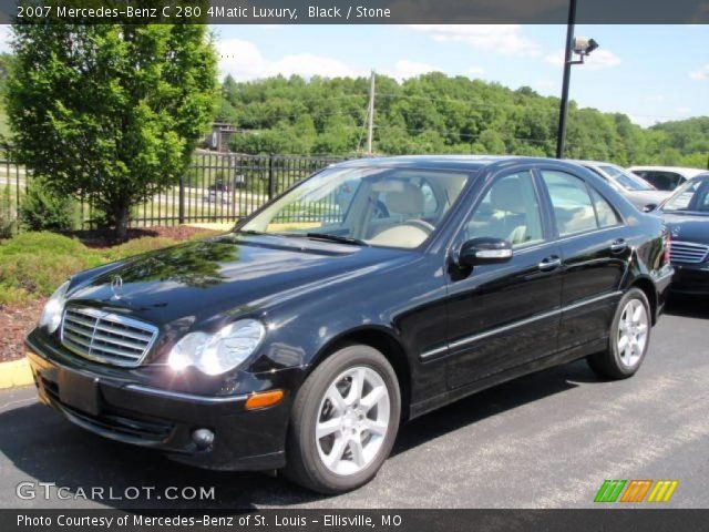 2007 Mercedes-Benz C 280 4Matic Luxury in Black