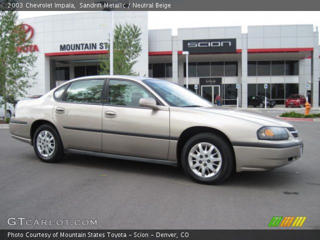 2003 Chevrolet Impala  in Sandrift Metallic