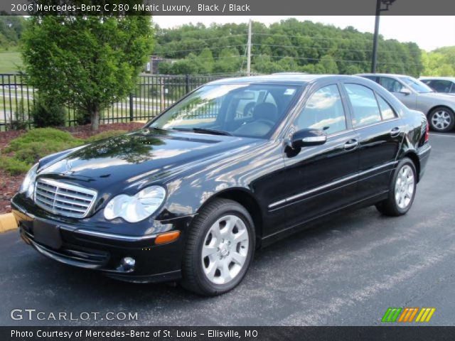 2006 Mercedes-Benz C 280 4Matic Luxury in Black